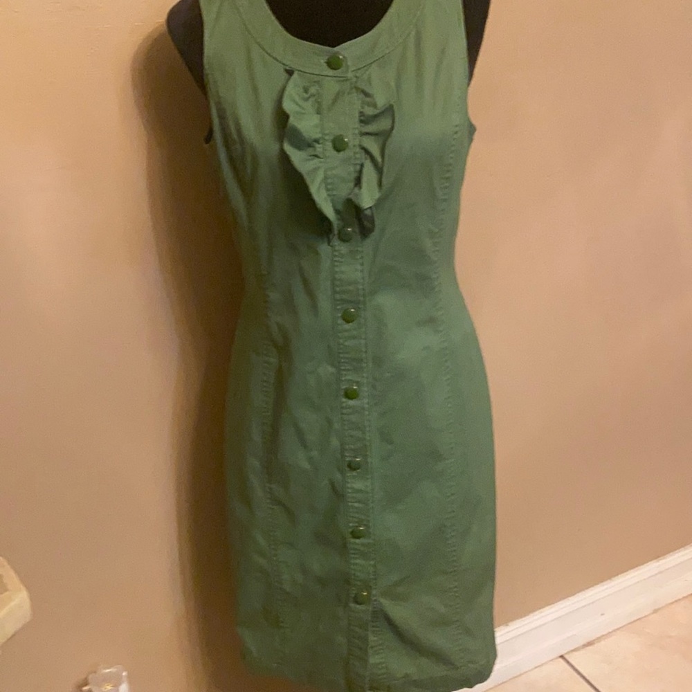 Talbots green dress